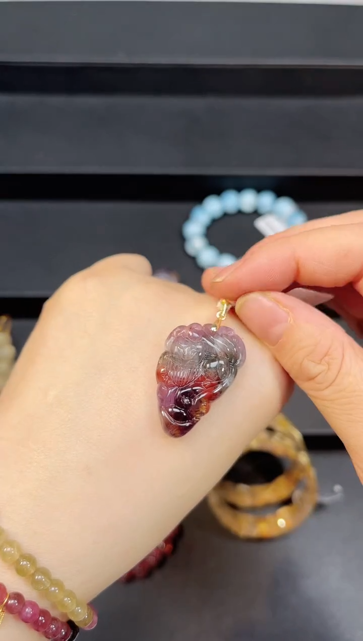 未镶嵌颈饰水晶【百晶灵儿】定制款