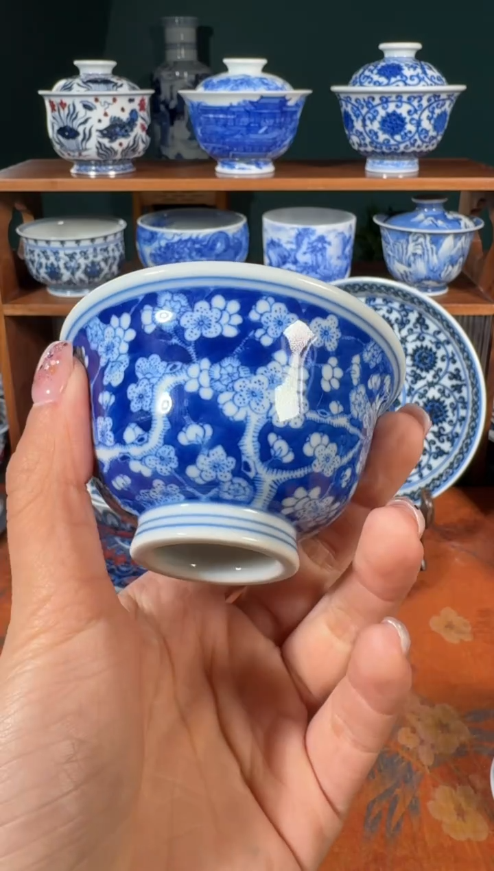 【闪购商品】杯刘建锋窑冰梅小压手杯