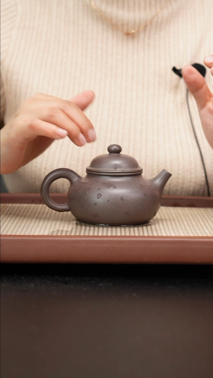 【闪购商品】紫砂茶壶全手工天青容天220