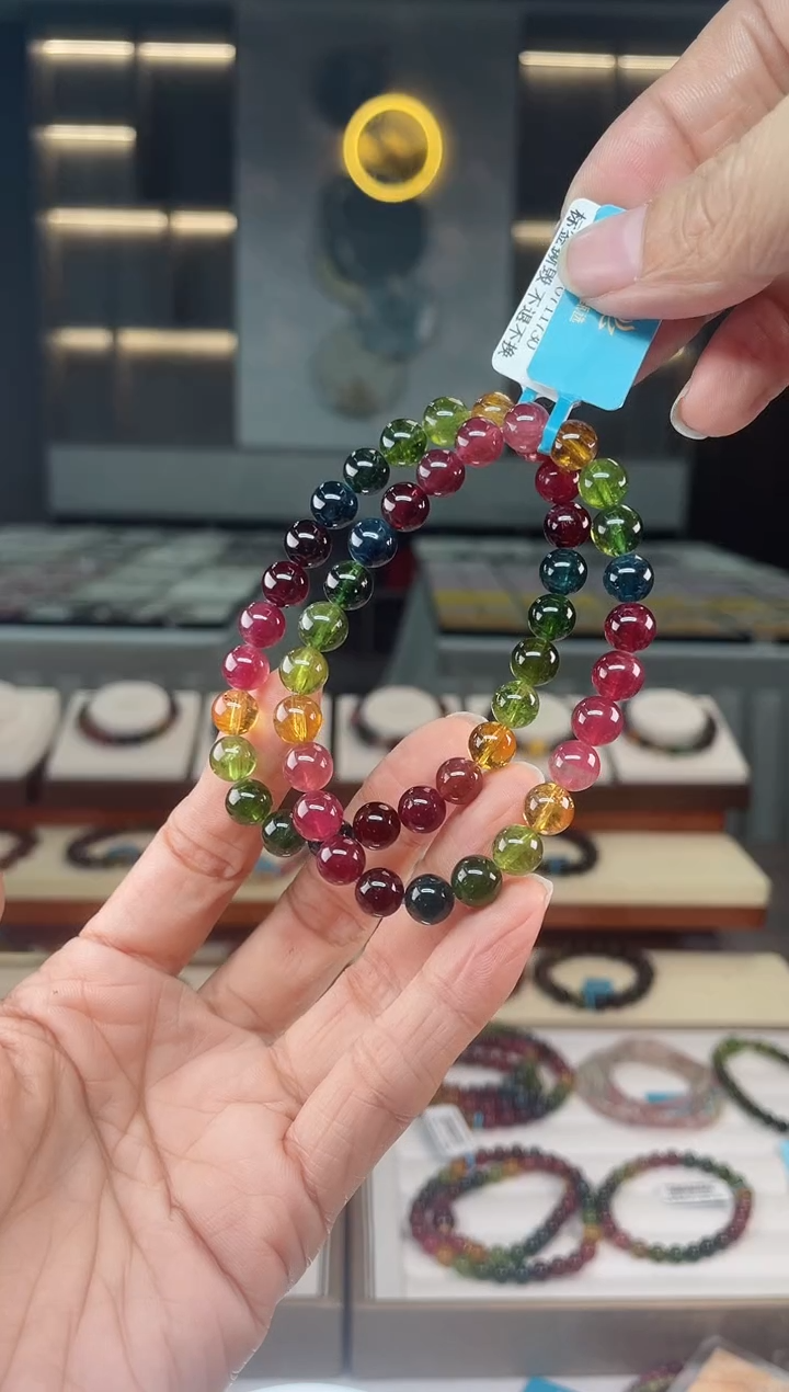 【闪购商品】碧玺单圈手串未镶嵌（多样性发一条）Q