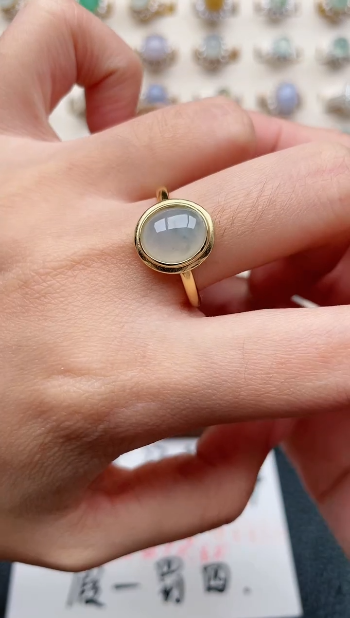 【闪购商品】翡翠戒指银S925镶嵌1111