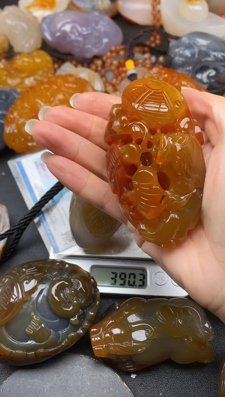 未镶嵌1玛瑙/玉髓心***成ll