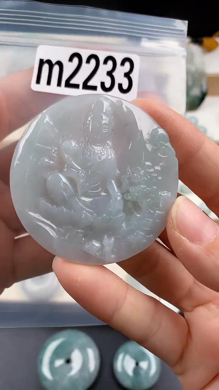 颈饰未镶嵌翡翠天然翡翠吊坠挂件