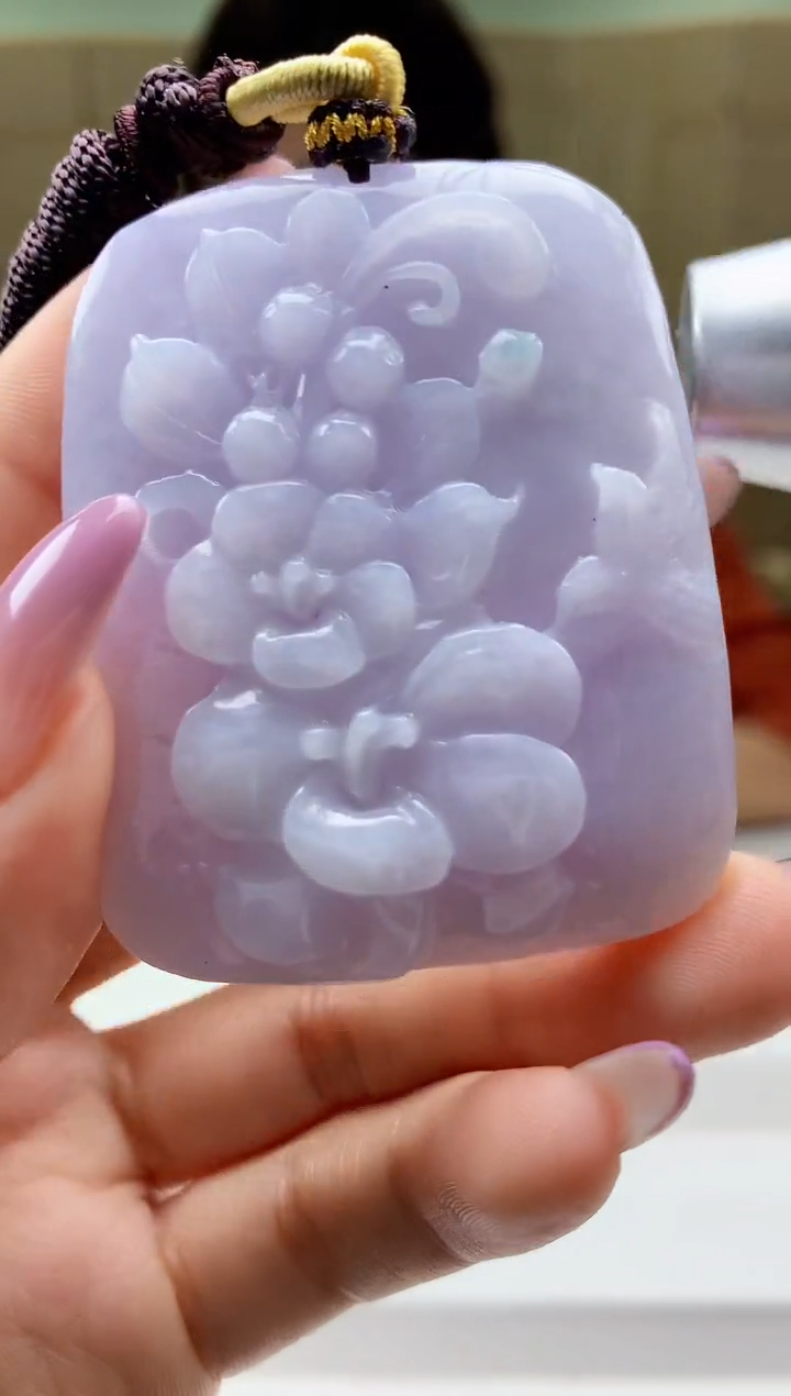 【闪购商品】定制翡翠未镶嵌4829ty-毛货挂件27