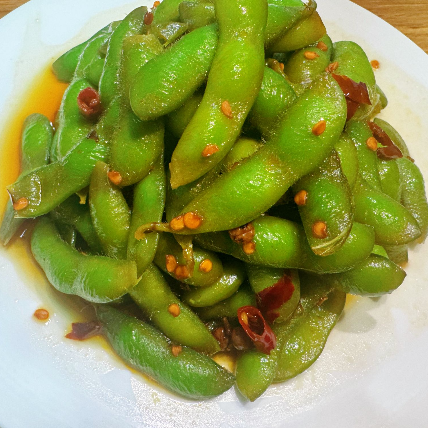 开袋即食麻辣毛豆到手6包（收到货冷冻保存）