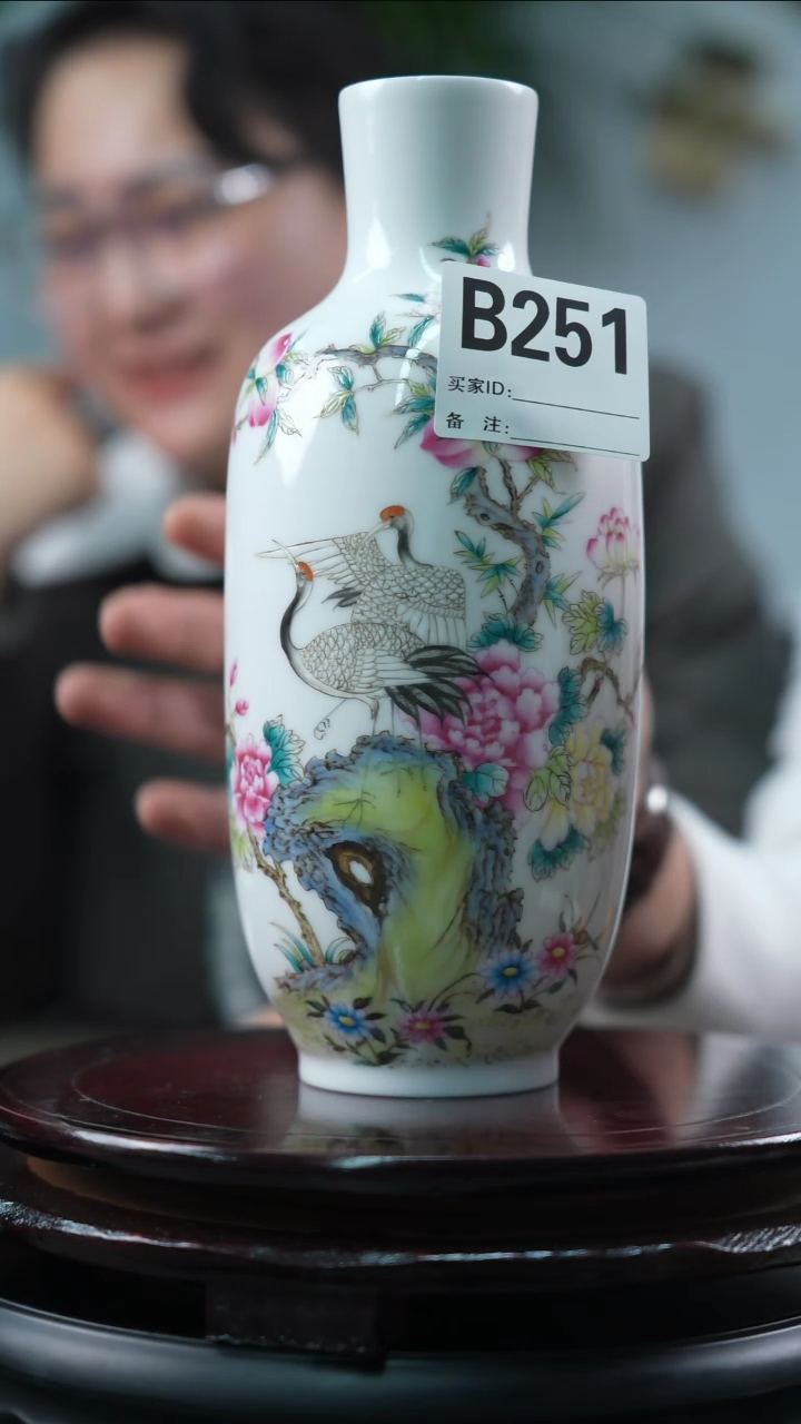 【闪购商品】瓷片景德镇陶瓷赏瓶251