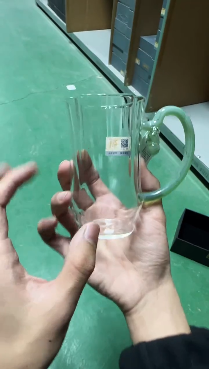 福禄绿茶杯 绿玛瑙 晶焱金标