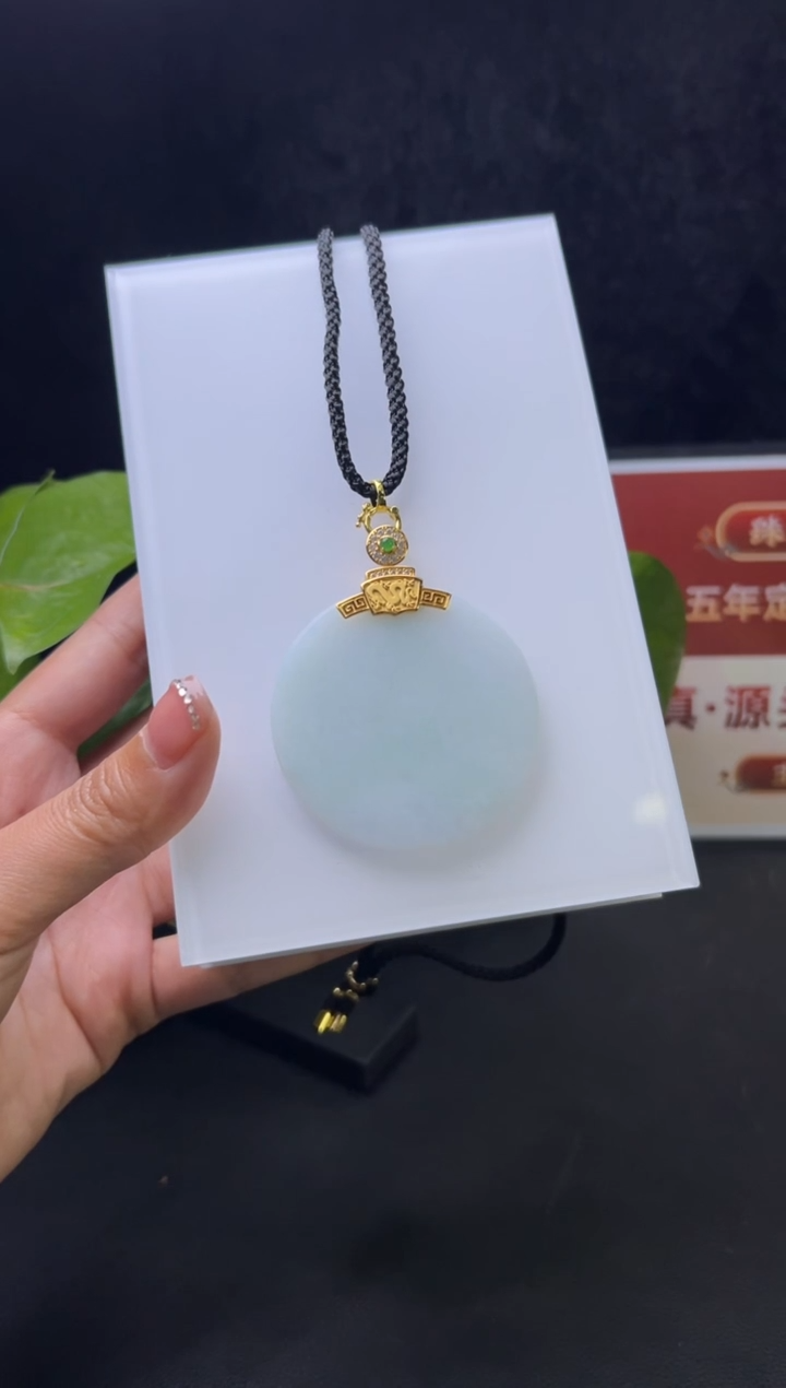 【闪购商品】翡翠颈饰银S925镶嵌008-40098多样性发一件