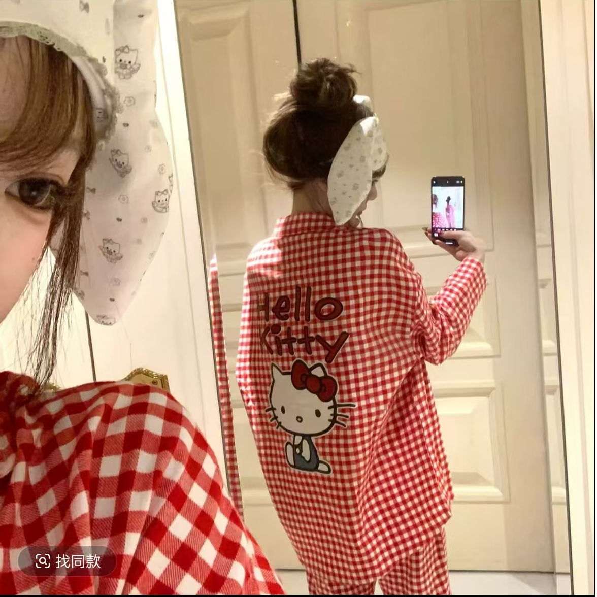 【夏季薄款带胸垫】云朵棉月子服孕妇产后喂奶产妇哺乳怀孕期睡衣