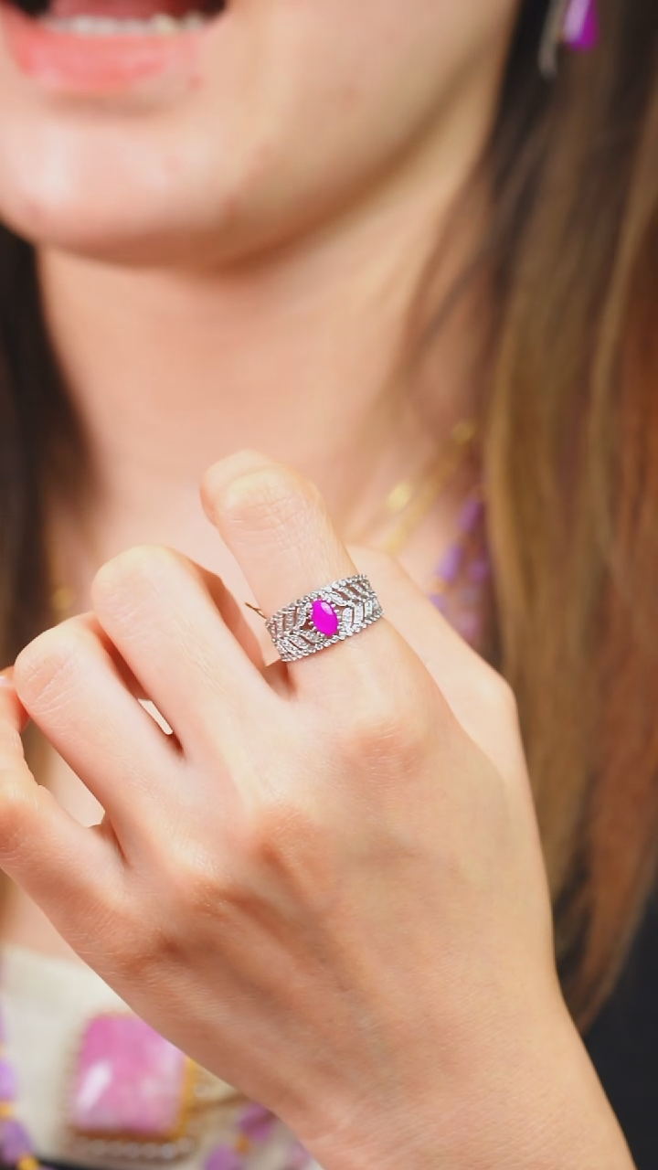 18K金镶嵌苏纪石（舒俱来）戒指68