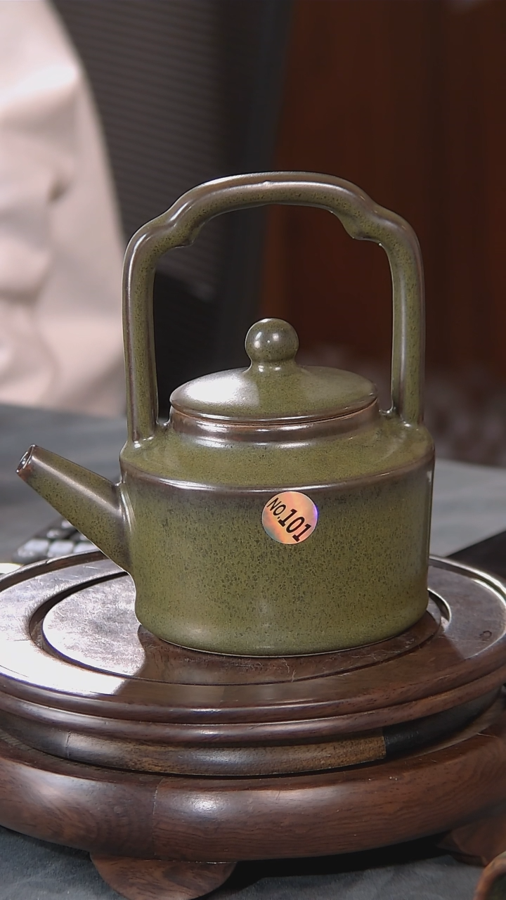 【闪购商品】壶 景韵堂仿清官窑制茶叶末釉