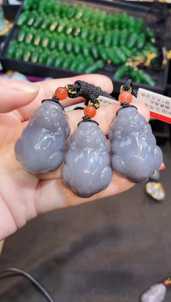 套链未镶嵌和田玉40MM多样性发一