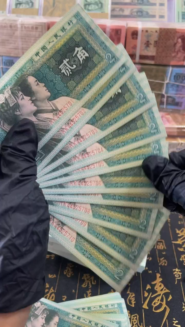 【闪购商品】第四套人民币2角标十10张评级