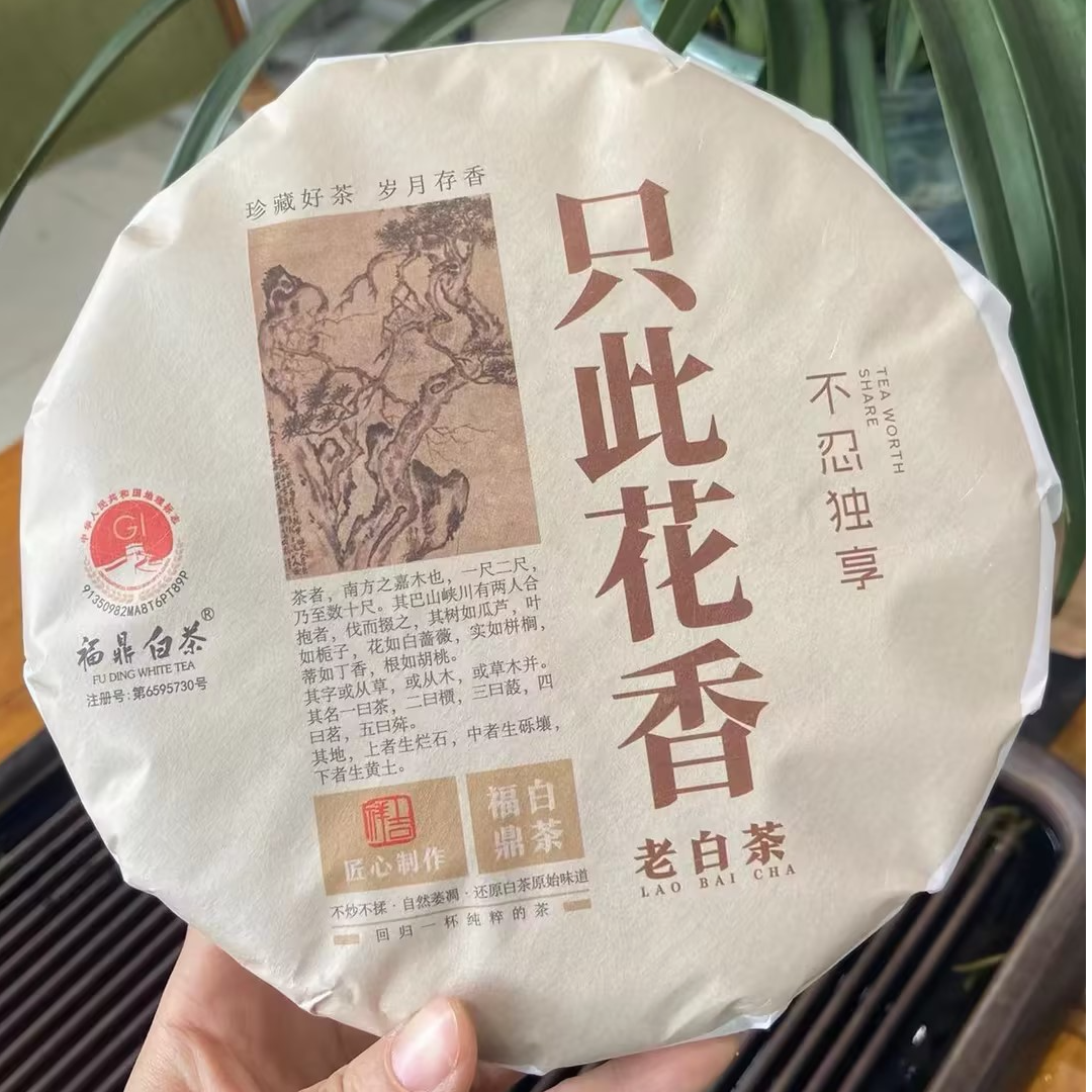 只此花香-7年老白茶 2018年吴阳高山山日晒老白茶清透清甜润醇浓 