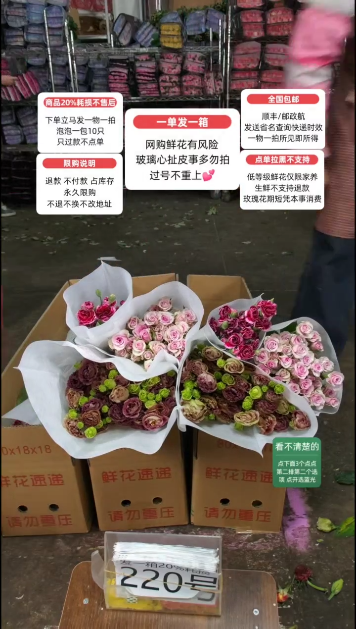 20%耗损发一箱❤号220