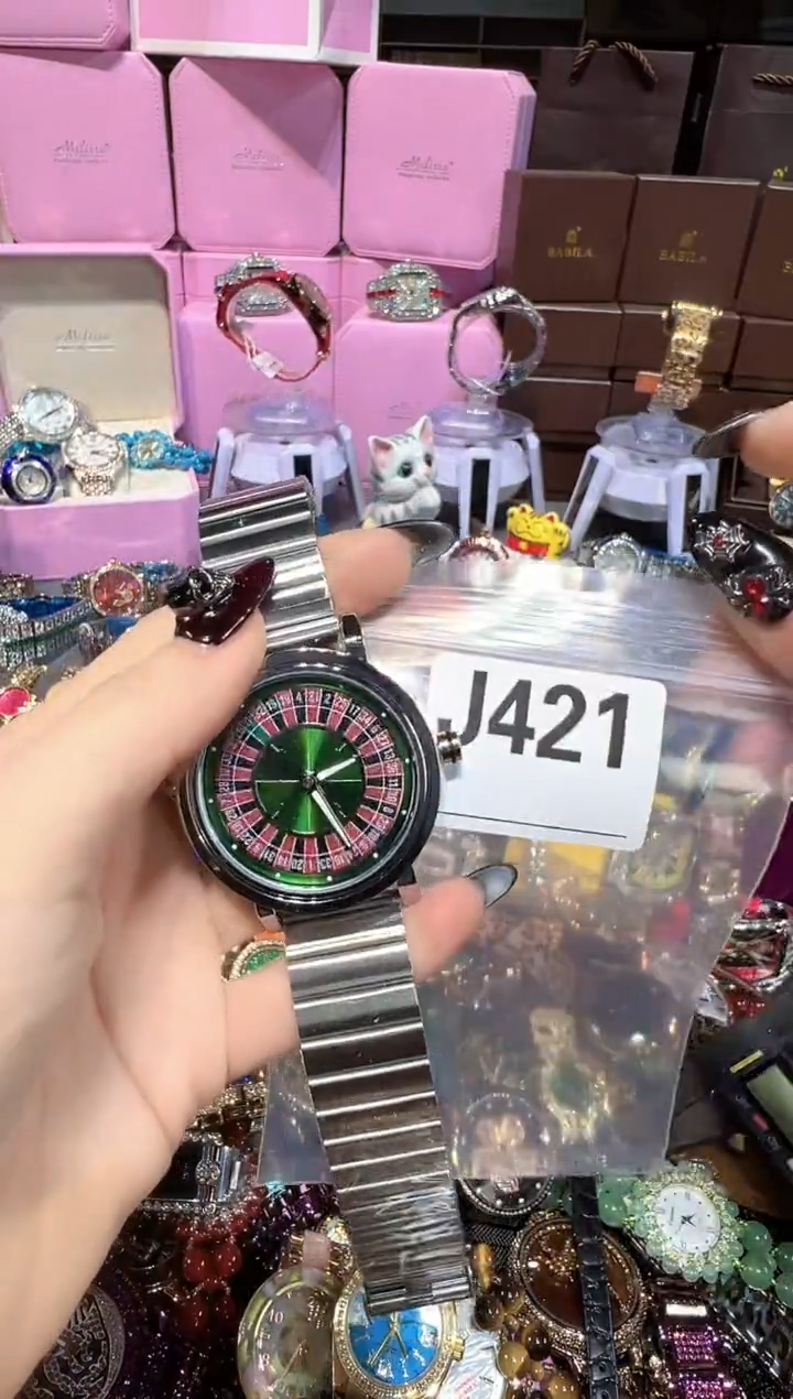 石英机芯不锈钢不锈钢直播定闪专用