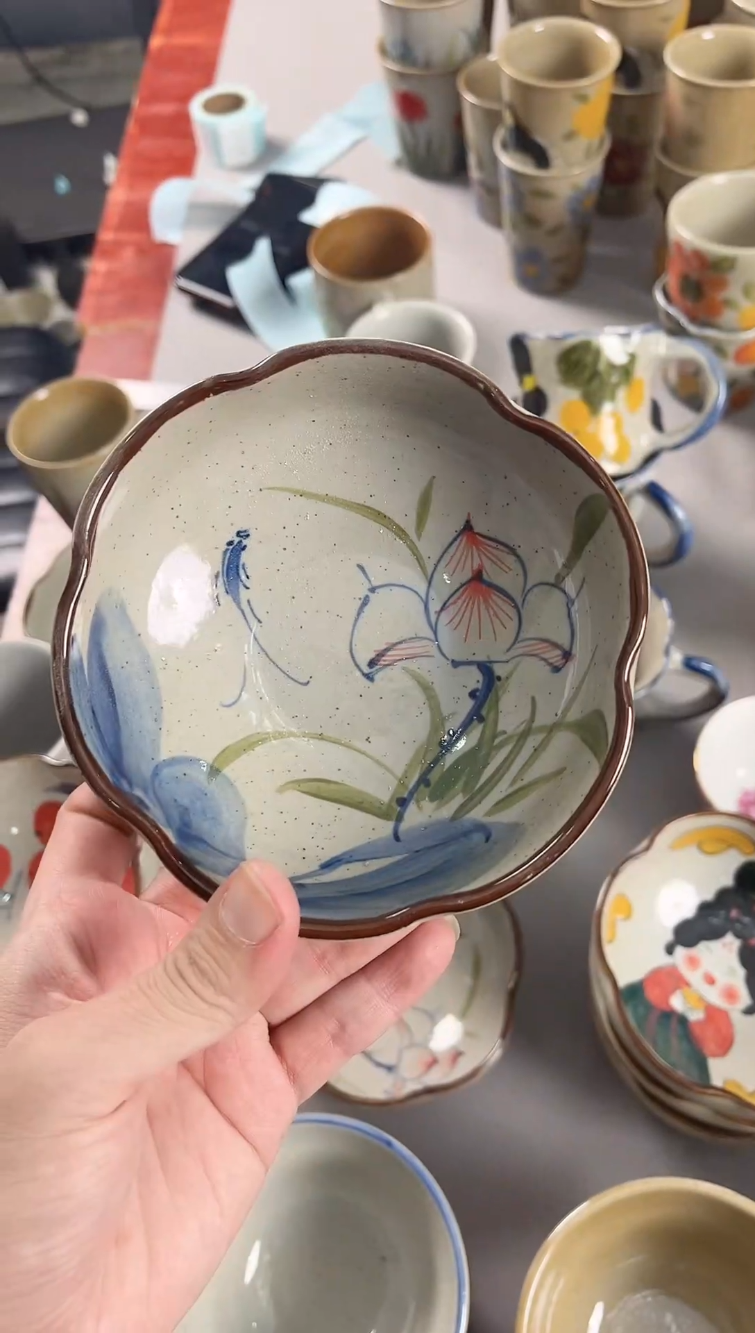 【闪购商品】瓷片景德镇手绘高温釉下彩