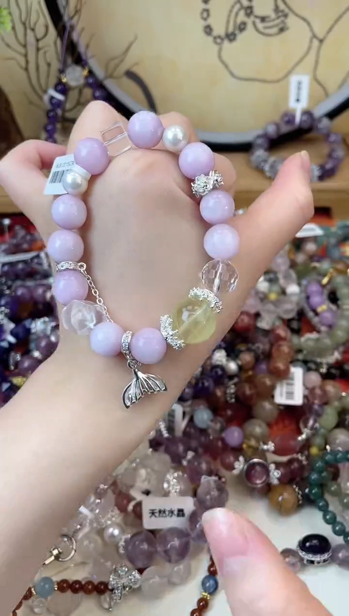 【闪购商品】锂辉石手串未镶嵌424