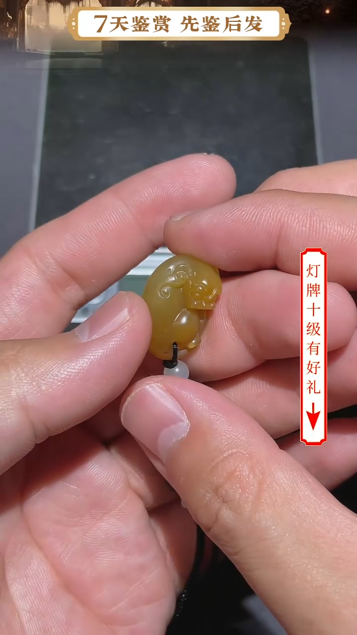 和田玉未镶嵌颈饰貔貅
