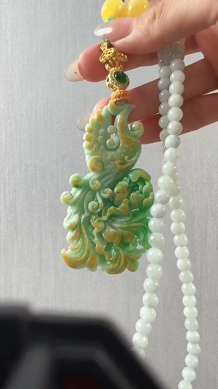 颈饰未镶嵌翡翠凤凰