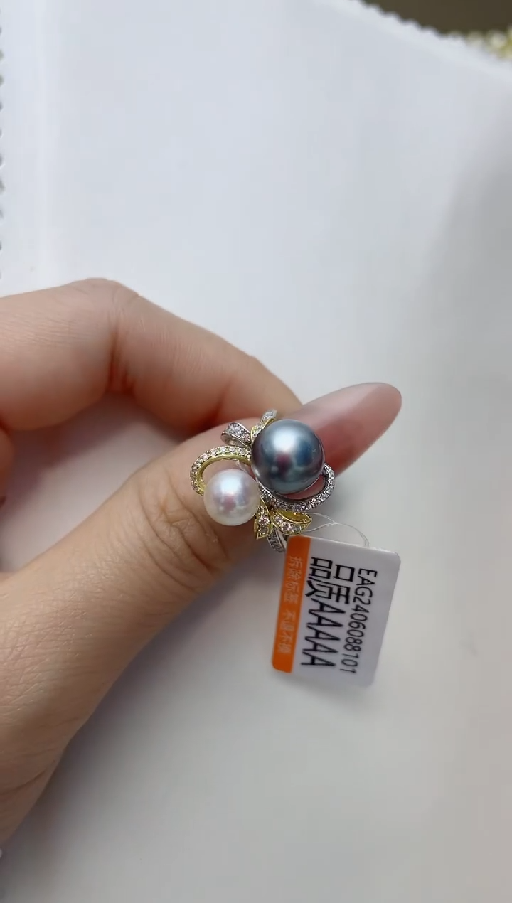 【闪购商品】海水珍珠戒指银S925镶嵌A92