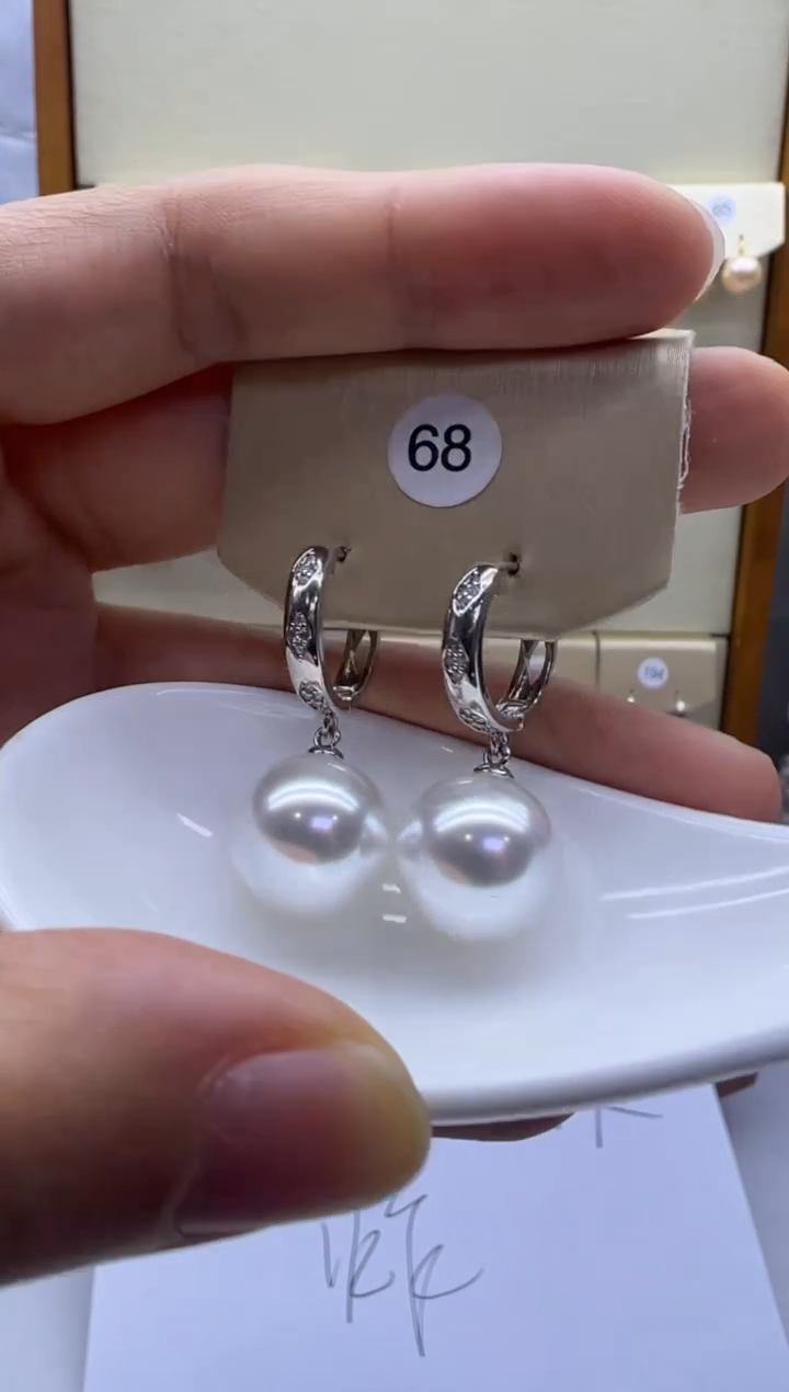 未镶嵌耳饰淡水珍珠68