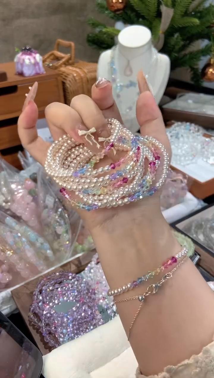 未镶嵌手串水晶孤品捡漏均匀瑕疵介意勿拍
