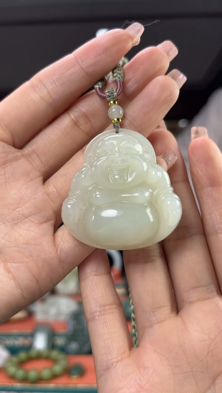 【闪购商品】和田玉颈饰未镶嵌佩佩45mm左右
