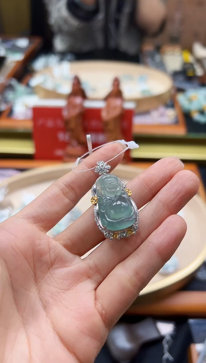 【闪购商品】翡翠颈饰18K金镶嵌DFZ0221-123