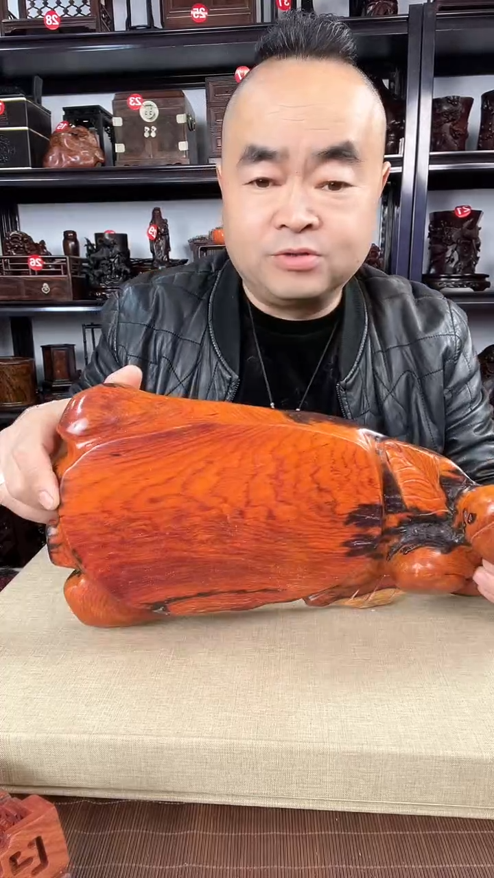 【闪购商品】木238瑕疵老李红木工艺品