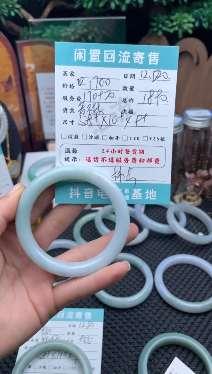 未镶嵌手镯翡翠手镯