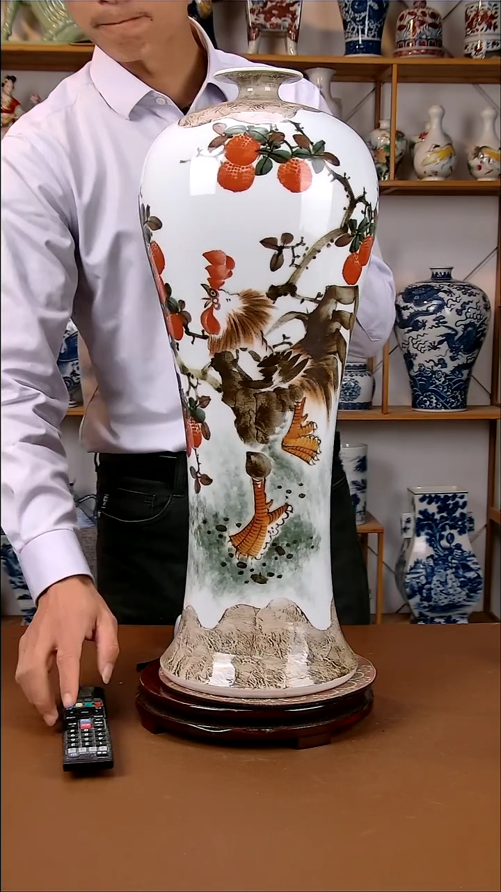 瓶景德镇手工手绘陶瓷摆件82