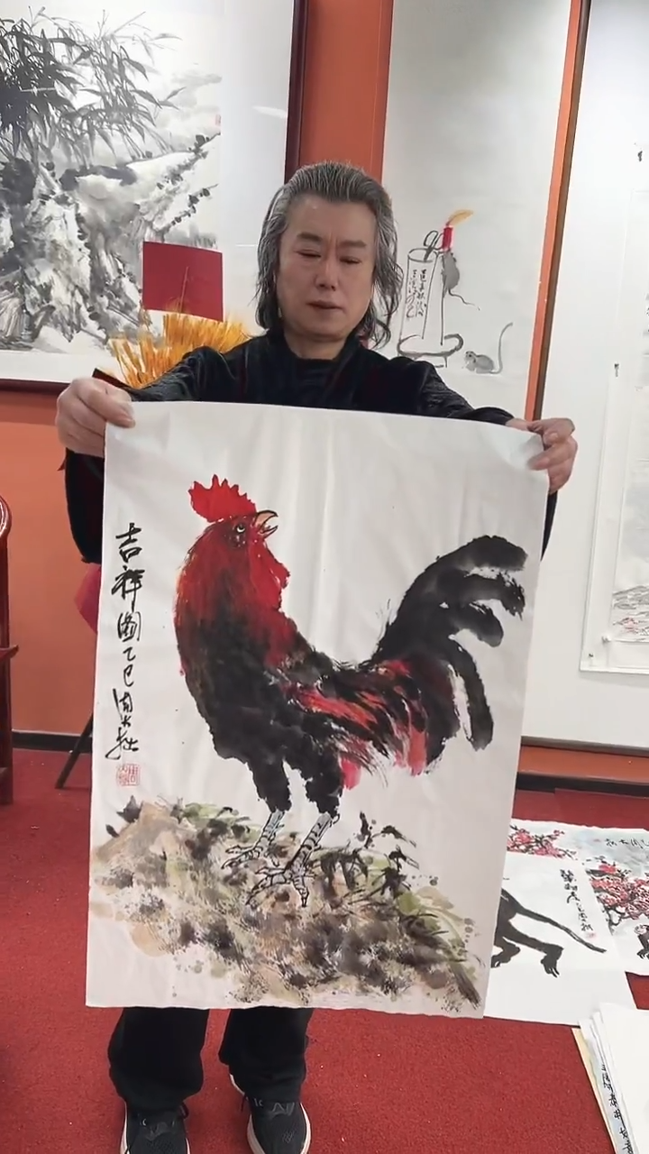 国画周大拙/国画/花鸟