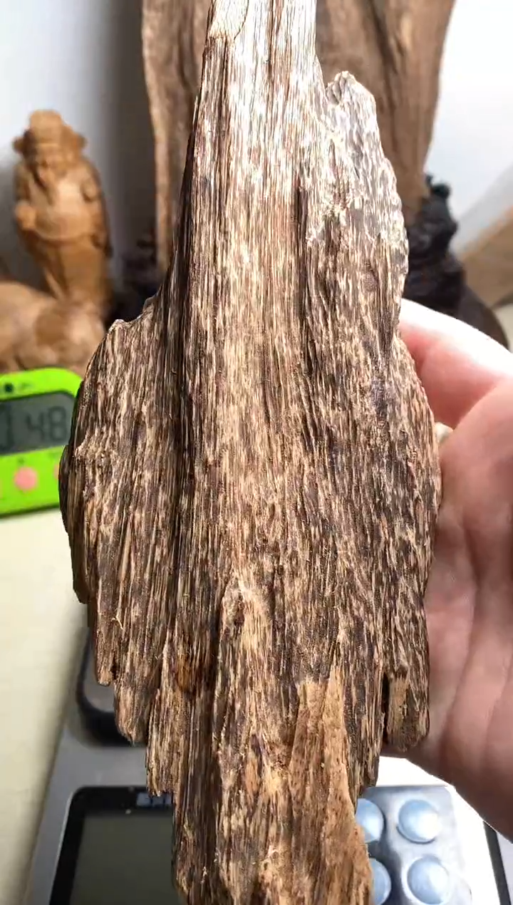 【闪购商品】沉香摆件达拉干沉香原料111克