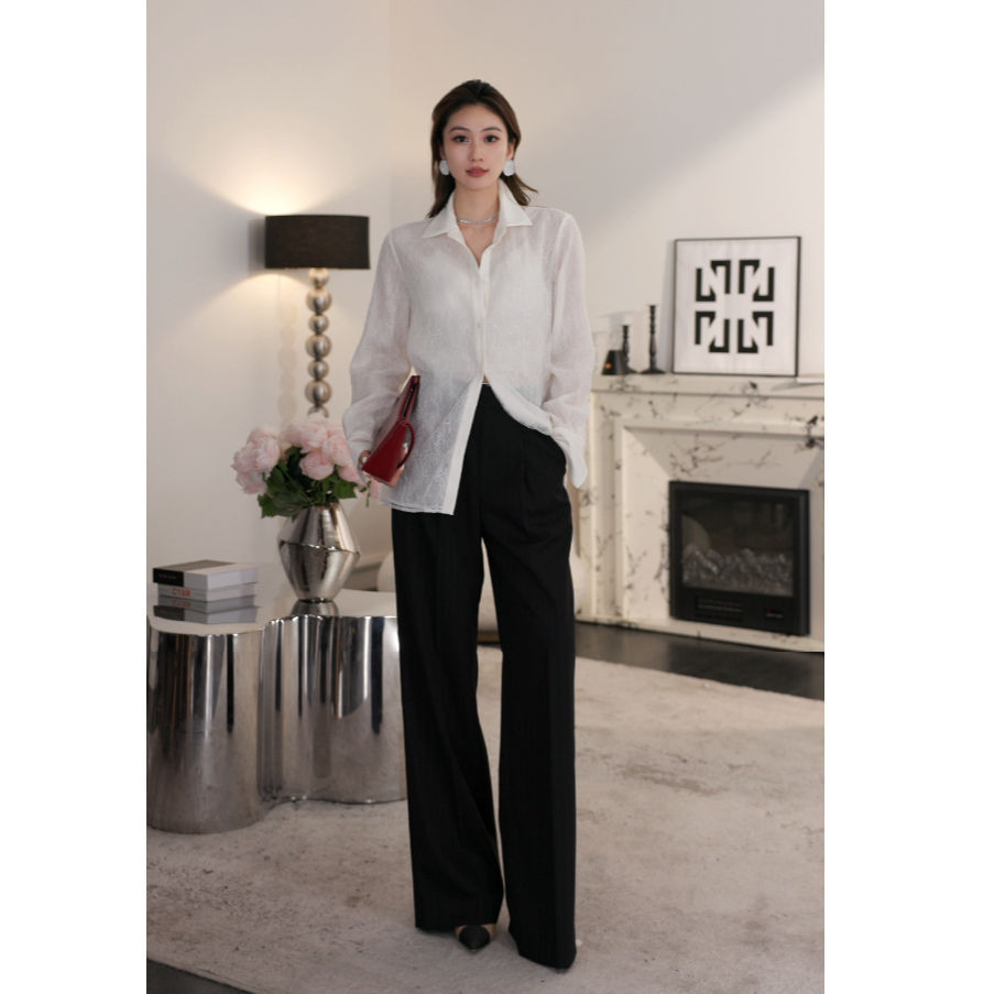 LYNEE【花与诗】蕾丝花式衬衫 LGD2FAW144