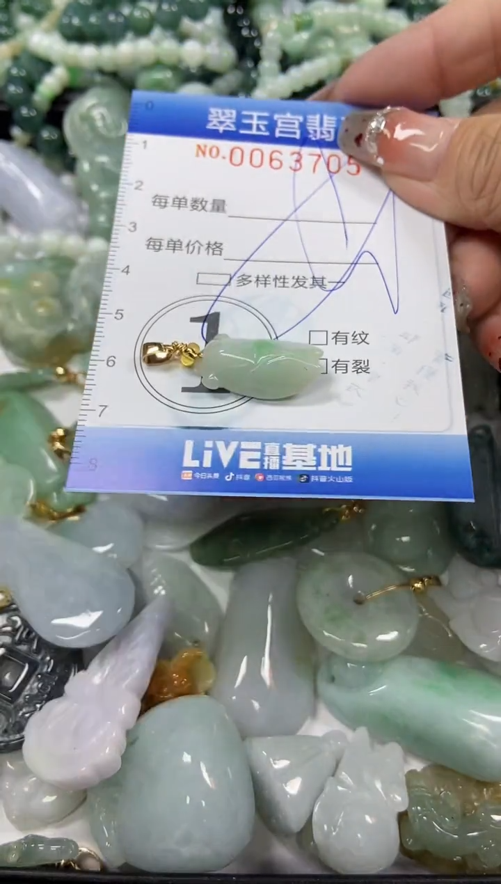 【闪购商品】翡翠颈饰未镶嵌闪购商品0063705多样性发其一