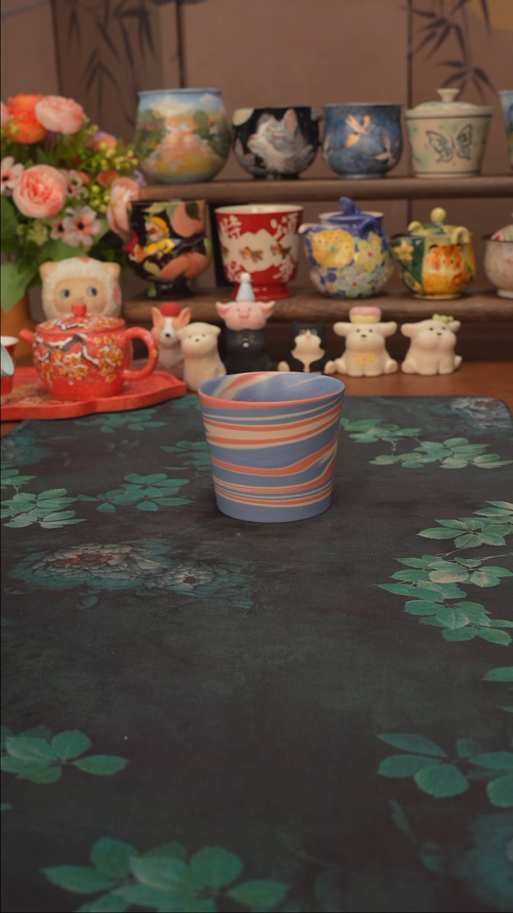 【落单】马卡龙色系  猪口杯