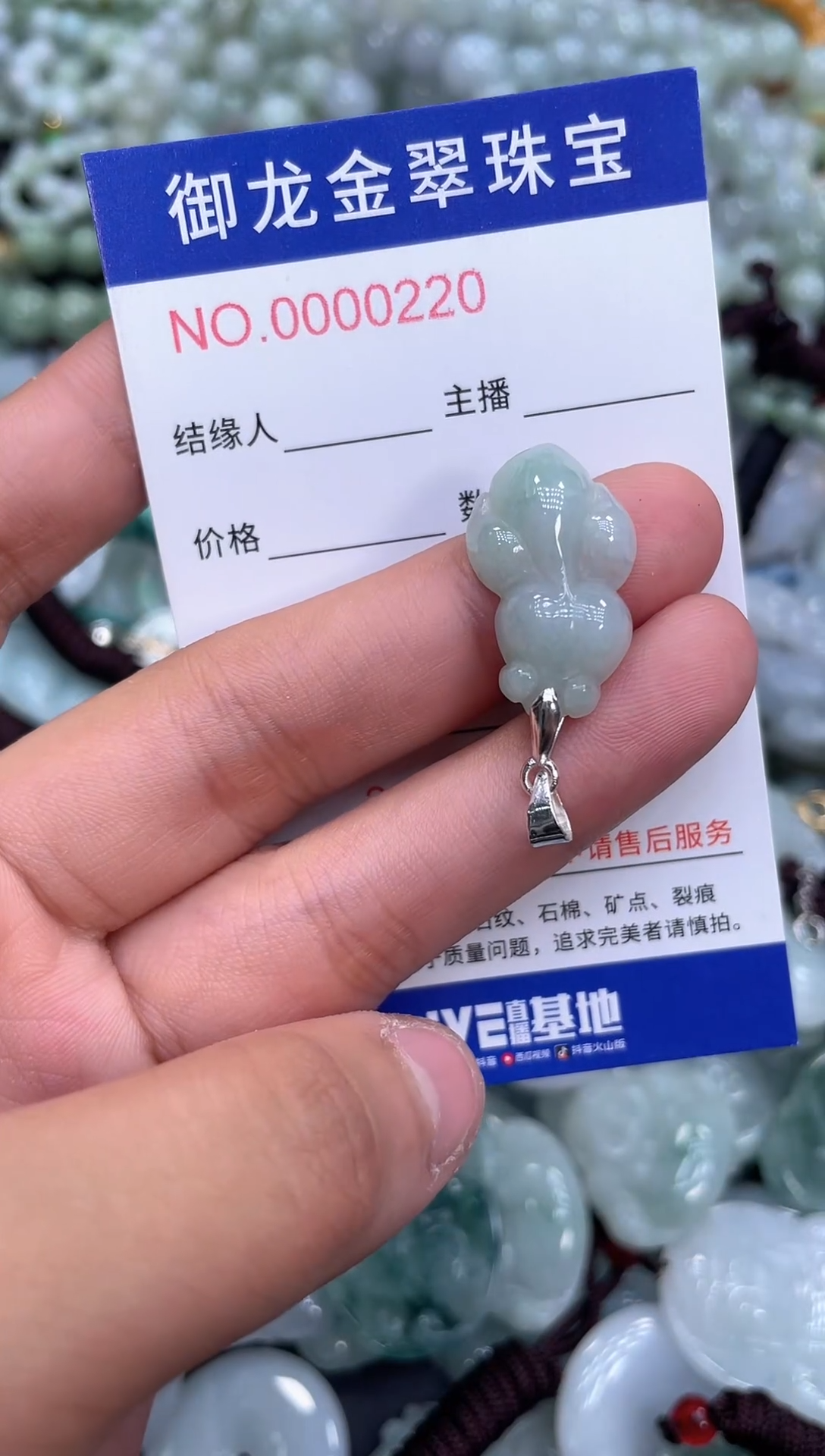 颈饰未镶嵌翡翠073