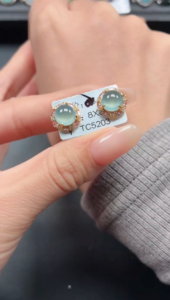 银S925镶嵌戒指翡翠1111