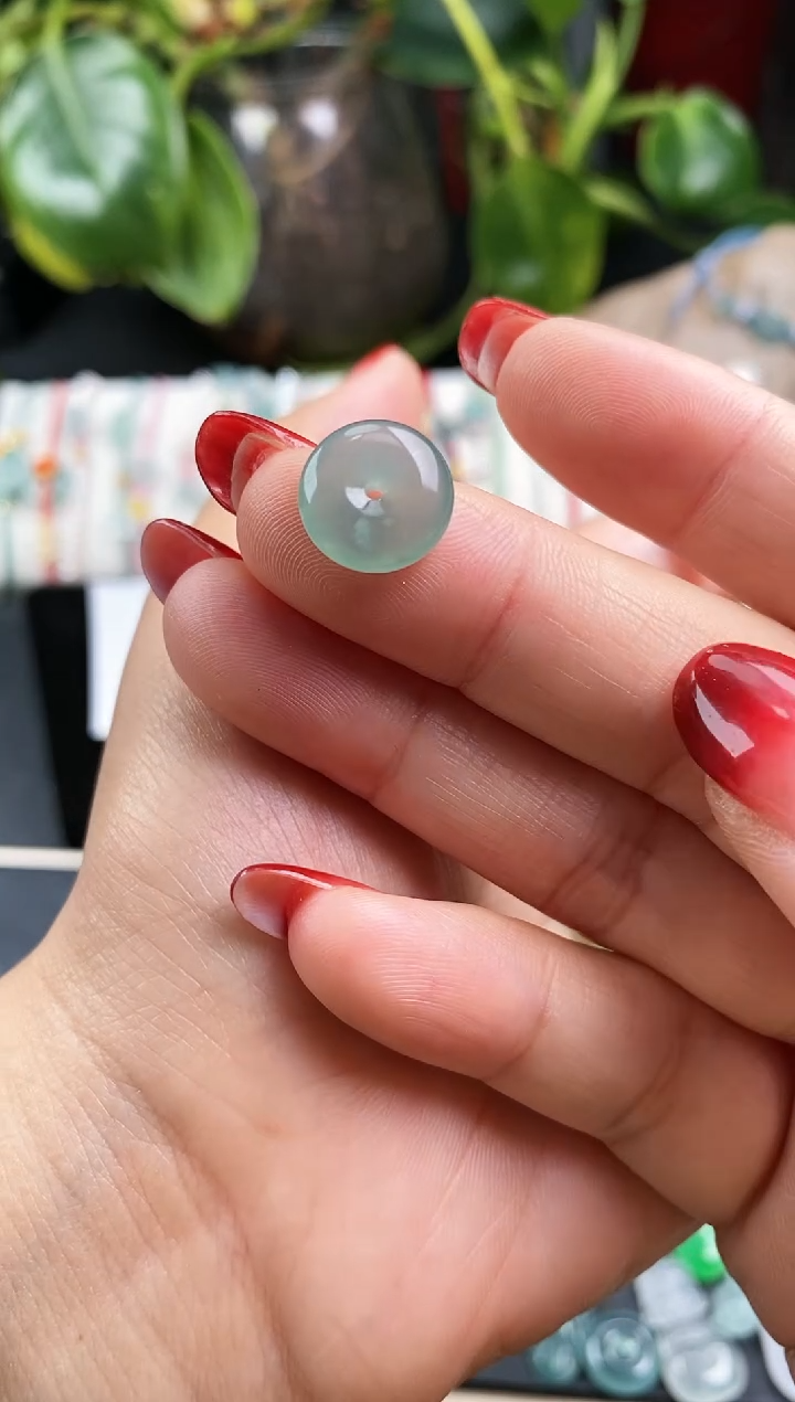 【闪购商品】翡翠戒指未镶嵌平安扣