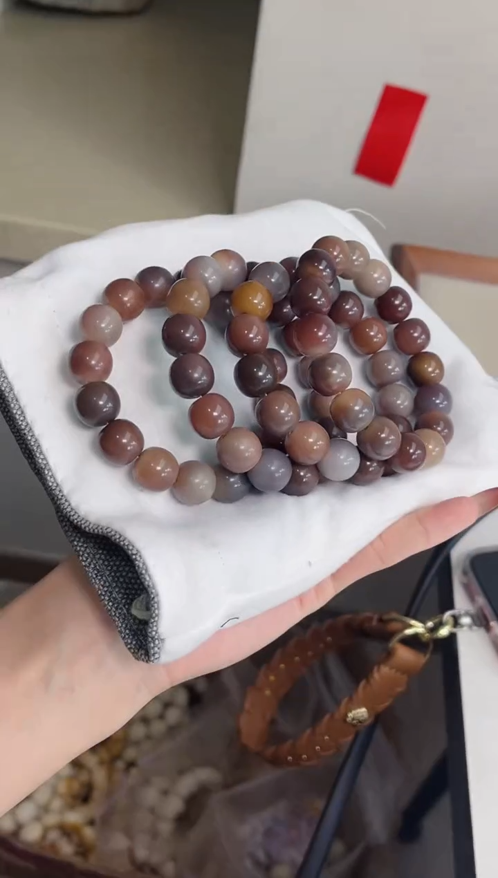 手串菩提根/象牙果b52紫美人玉化苹果13*14mm手串