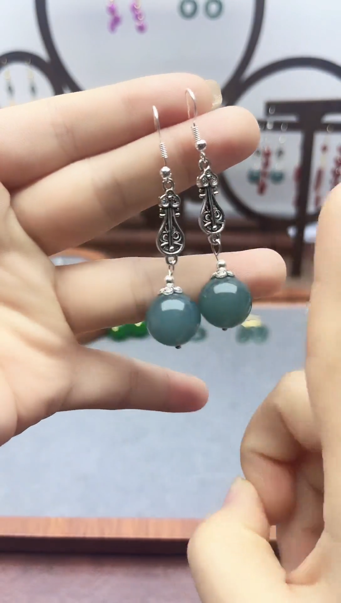 未镶嵌翡翠耳饰333400