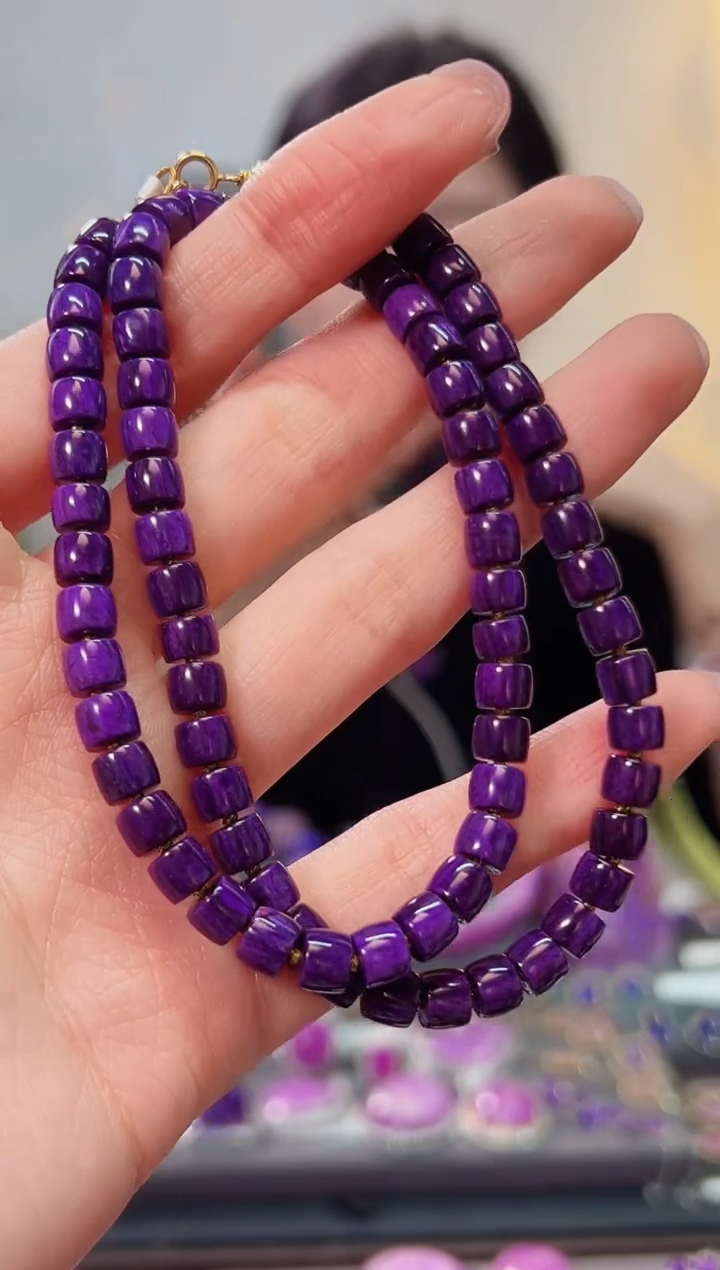 【闪购商品】苏纪石（舒俱来）项链18K金镶嵌1