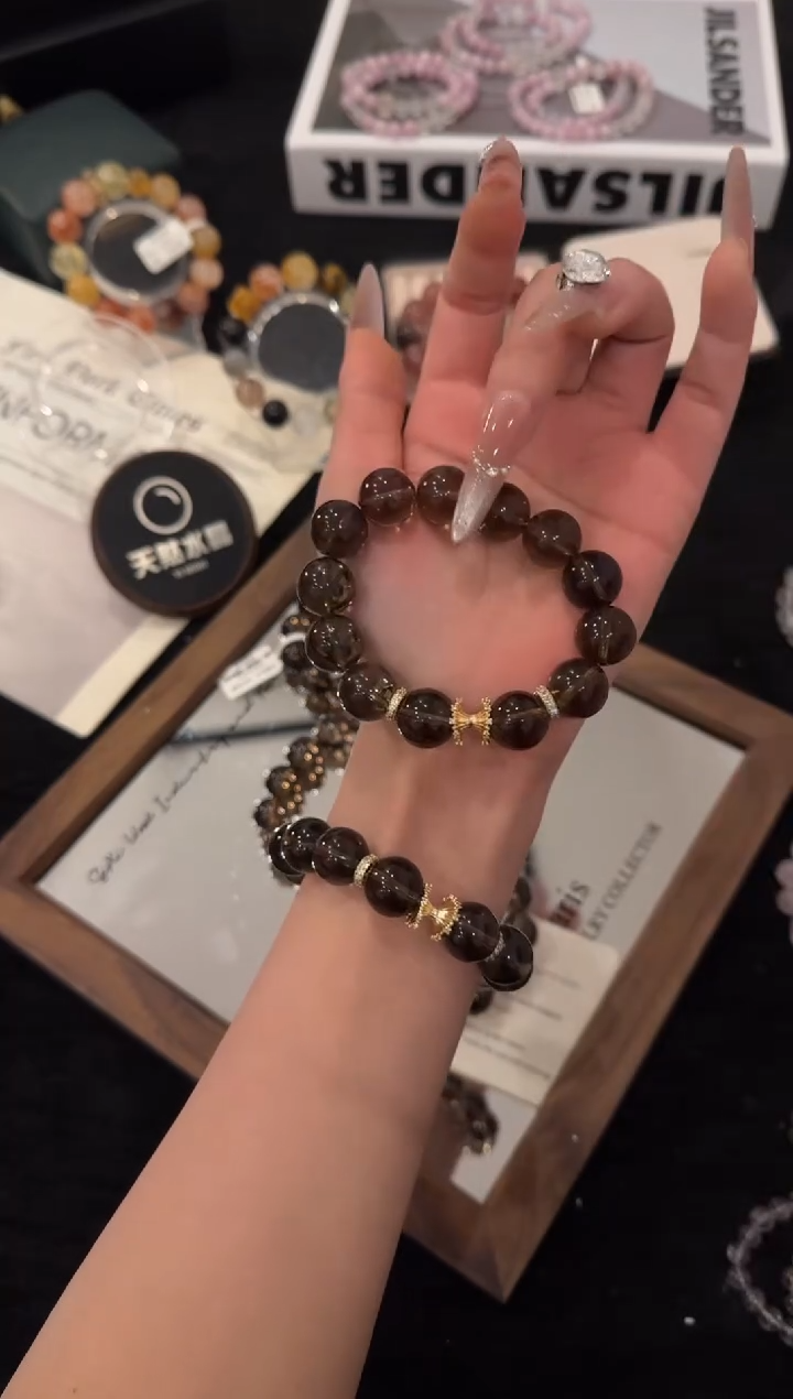 合金手链水晶茶水晶x3545