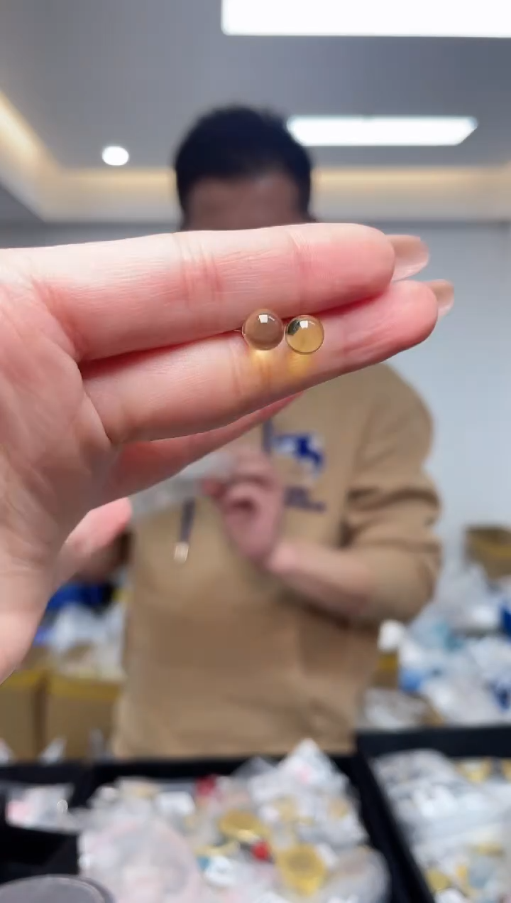 【闪购商品】蓝珀裸石银S925镶嵌（多样性单个发货）