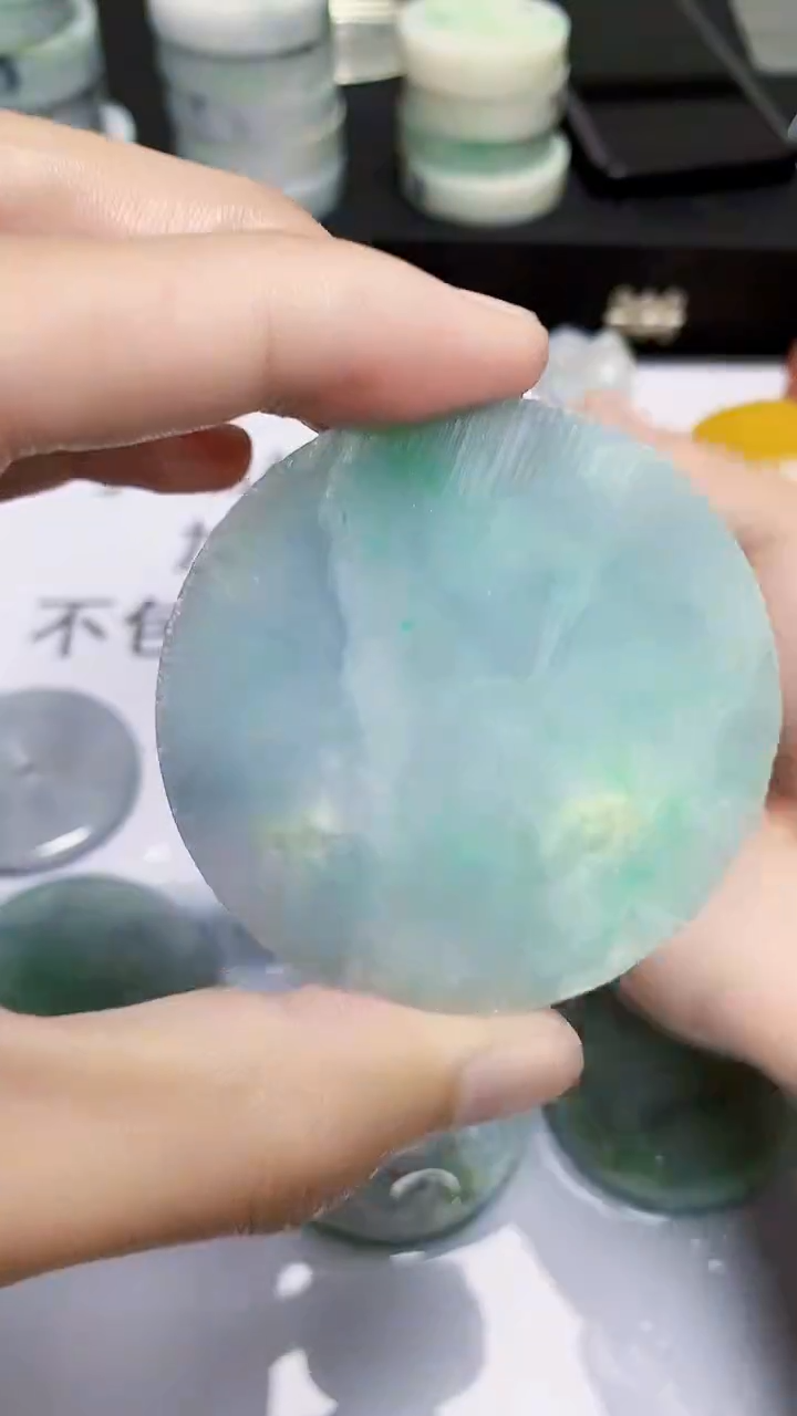 翡翠裸石缅甸天然翡翠A货849