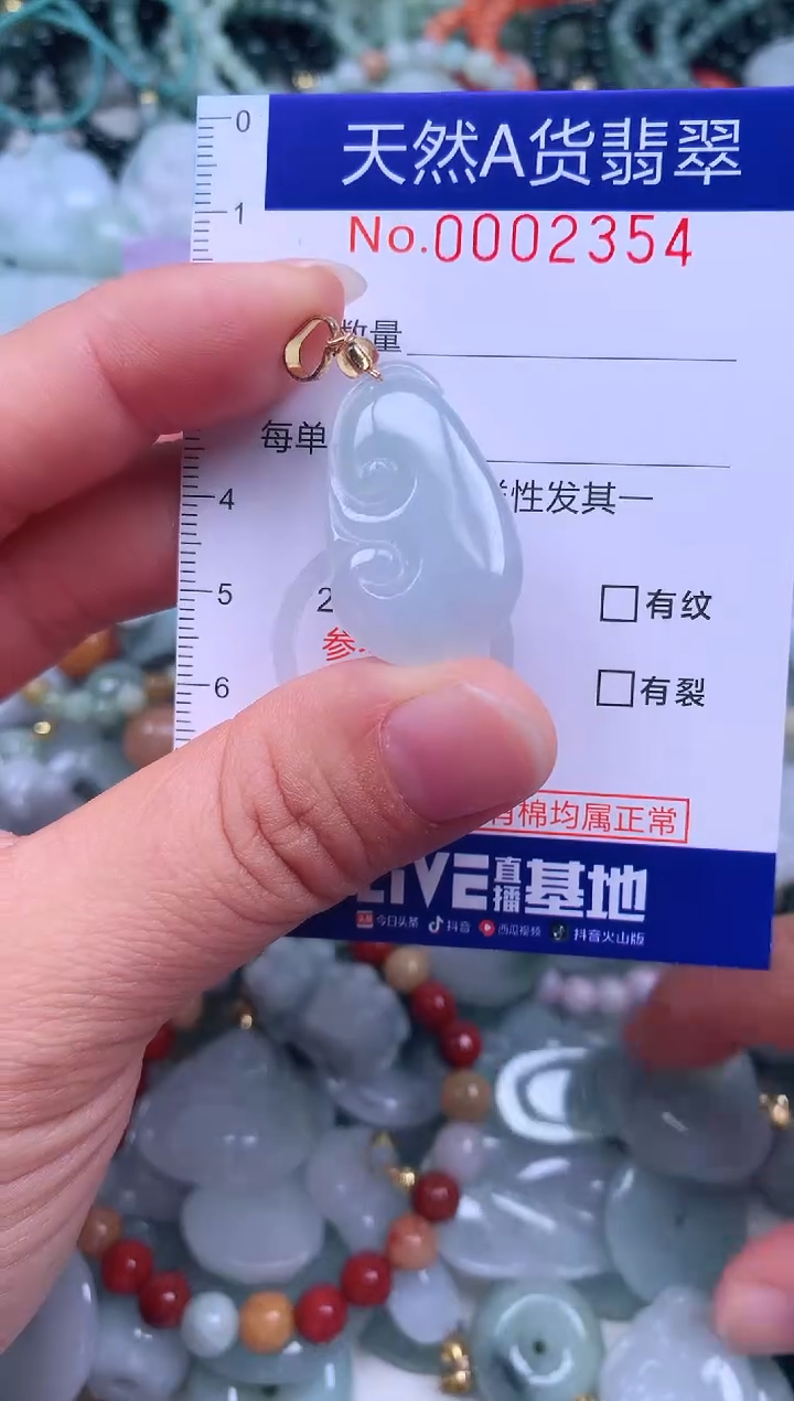 颈饰未镶嵌翡翠天然翡翠