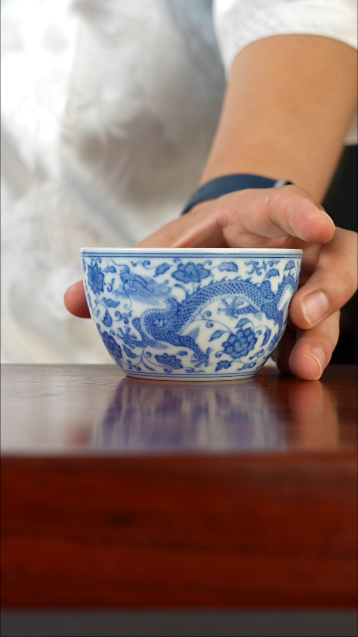 祖传窑真柴窑传承400年龙凤主人杯