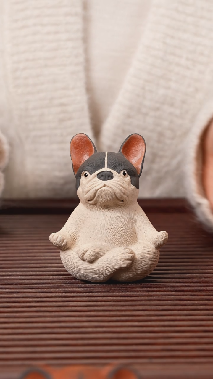 【闪购商品】紫砂茶宠打坐法斗