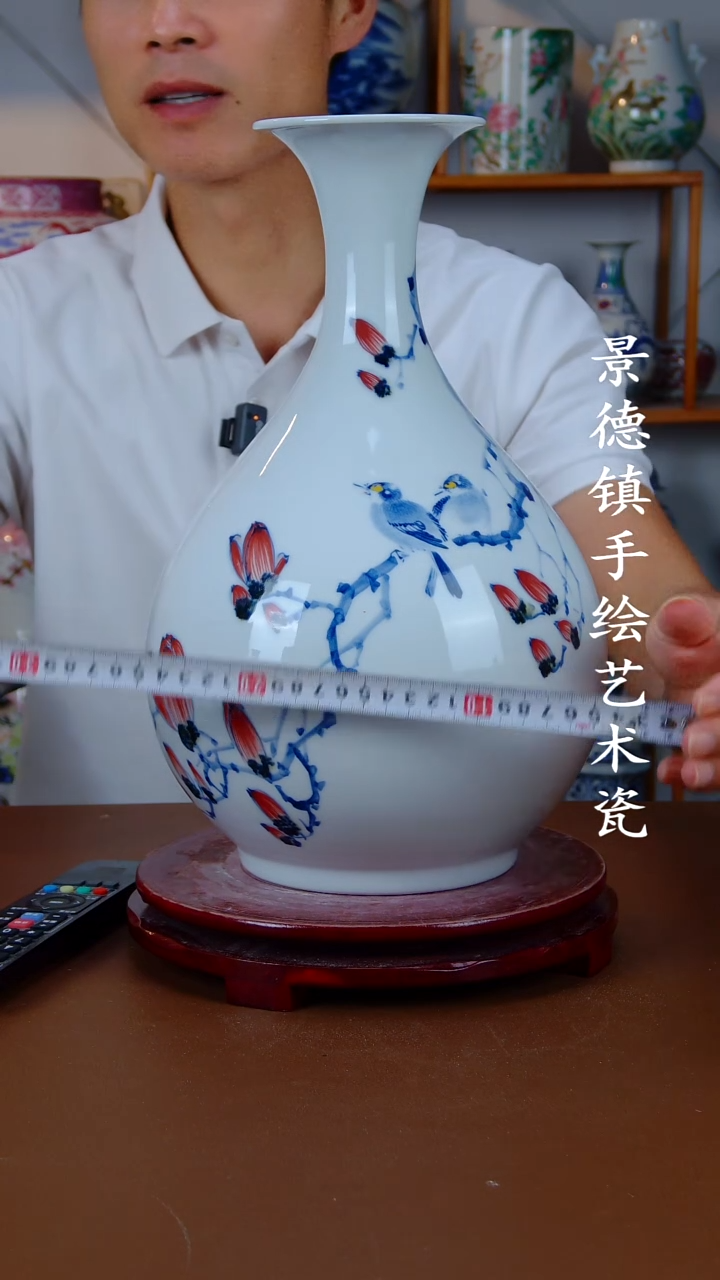 摆件景德镇手工手绘陶瓷摆件20